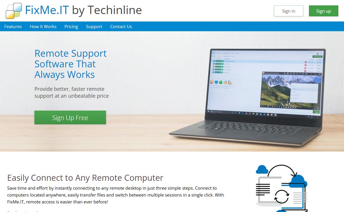 Remote Support Software That Always Works - FixMe.IT