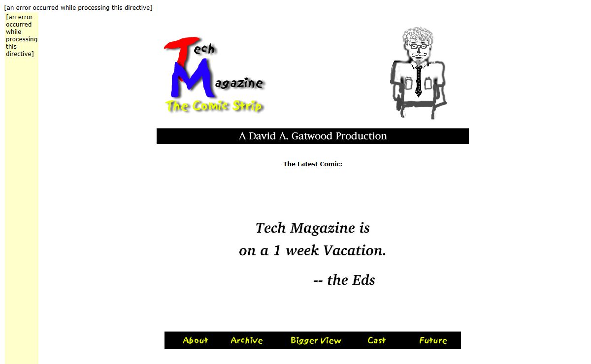 Tech Magazine: The Comic Strip