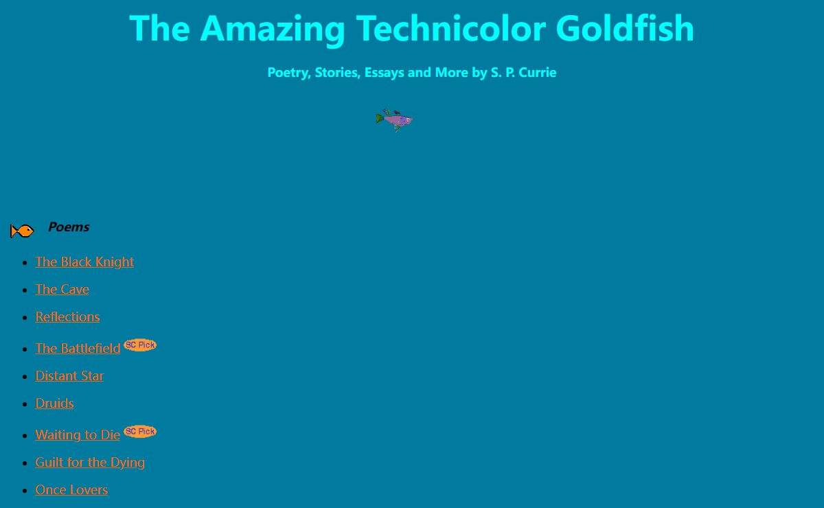 The Amazing Technicolor Goldfish
