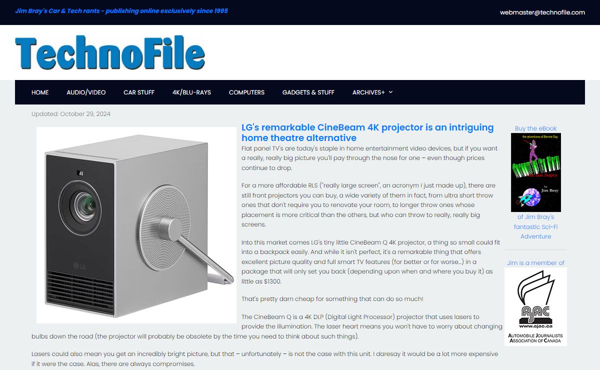 TechnoFile, down to earth info for real world people