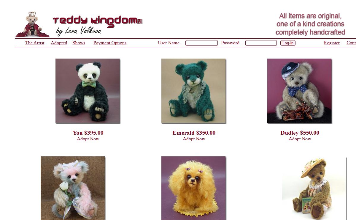 Teddy Bears for Collectors - Teddy Kingdom, USA