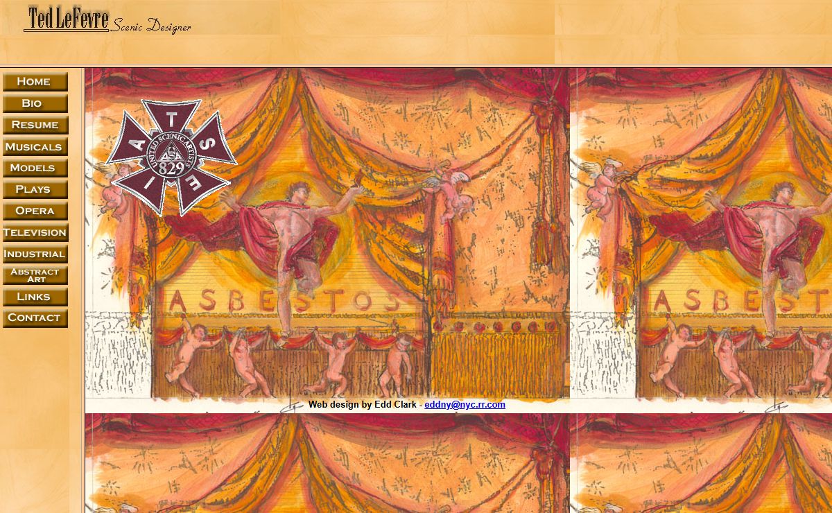 Ted LeFevre-Scenic Designer Industrials, Musicals, Opera, Television, Theatre, Stage