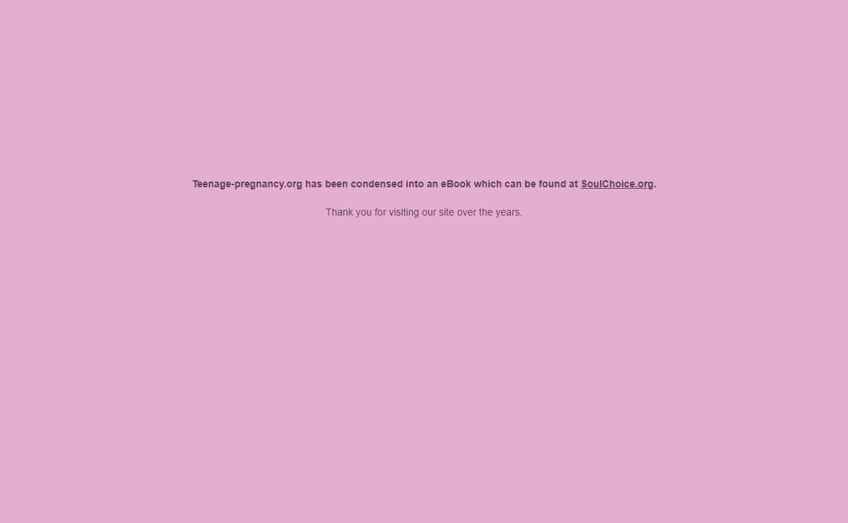 Unplanned Teenage Pregnancy? • Teenage-Pregnancy.org