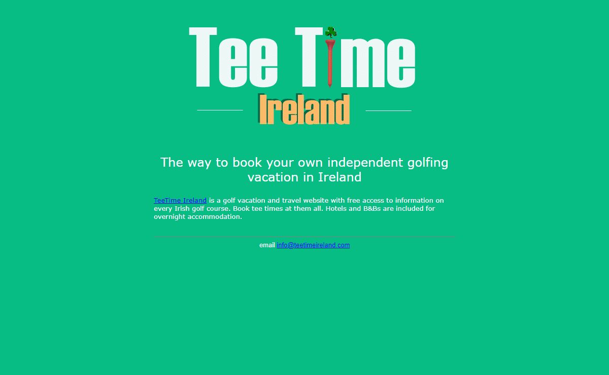 TeeTime Ireland: Golfing Vacations in Ireland