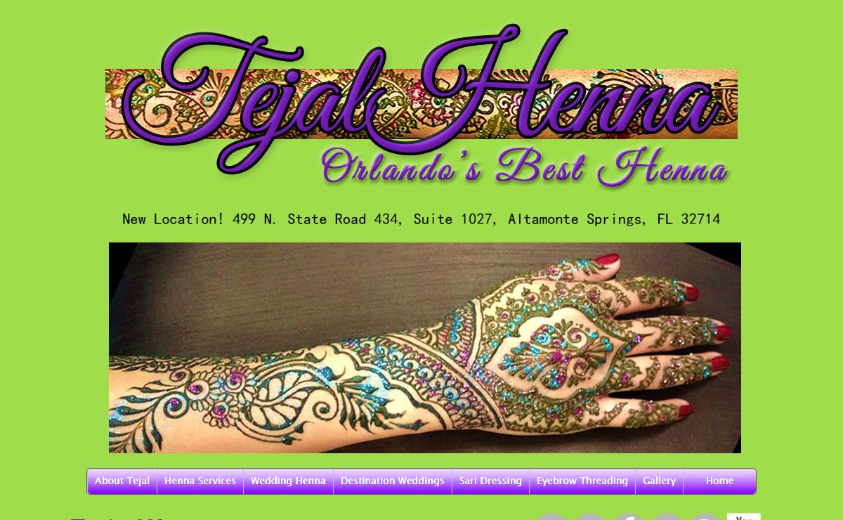 Tejal Henna | 407-415-7994 | Best Orlando Henna Artist | Henna Mehndi Art Florida, U.S.A.