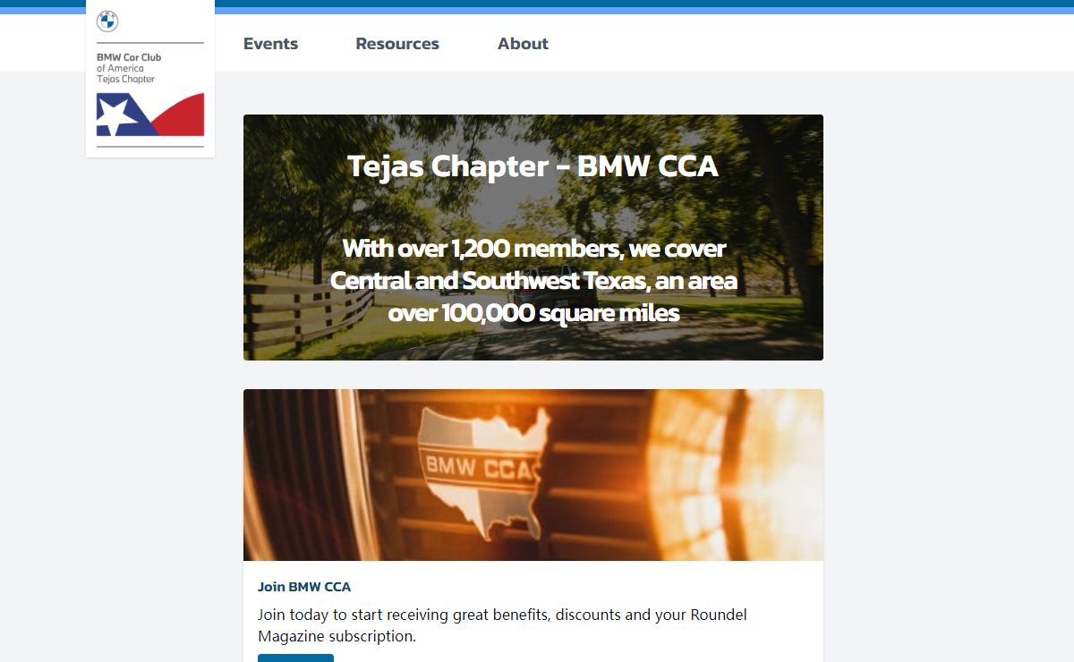 Tejas Chapter - BMW Car Club of America