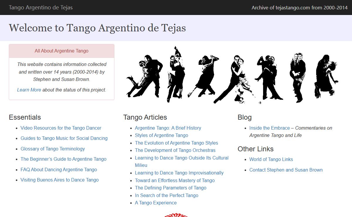 Welcome to Tango Argentino de Tejas