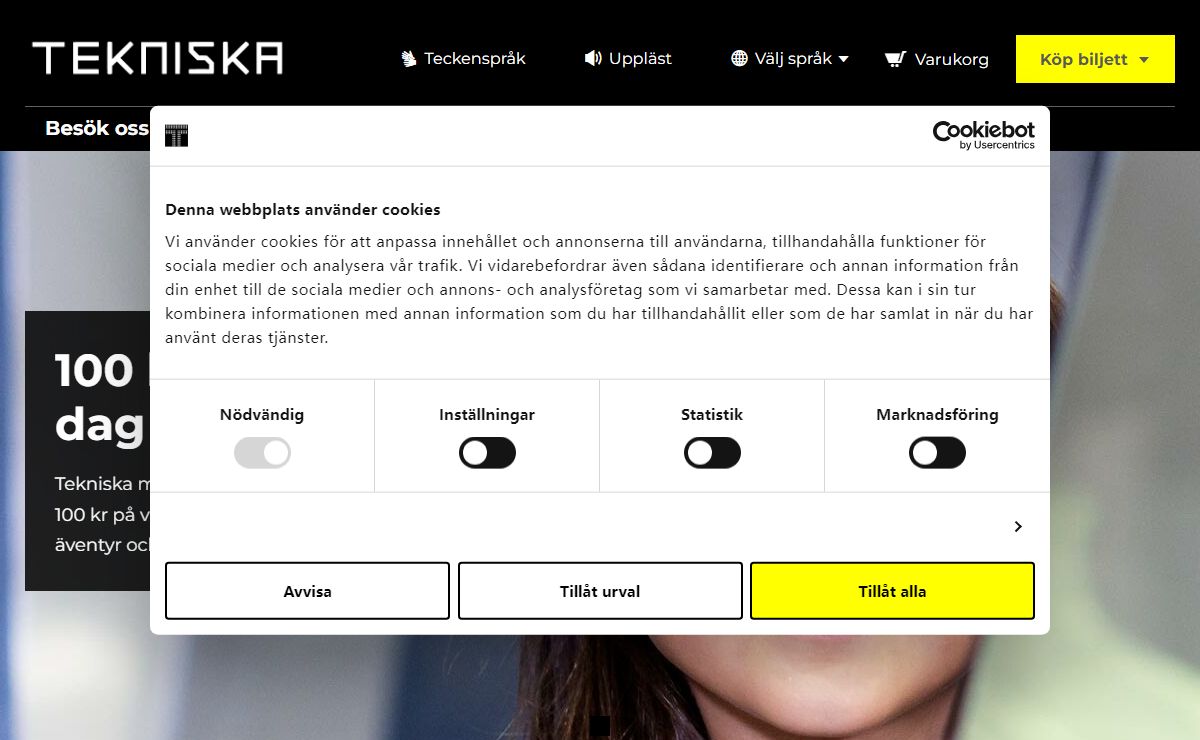Tekniska museet i Stockholm - Öppet alla dagar 10 – 22
