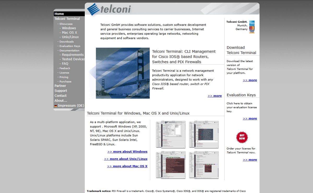 Telconi GmbH - Main Page