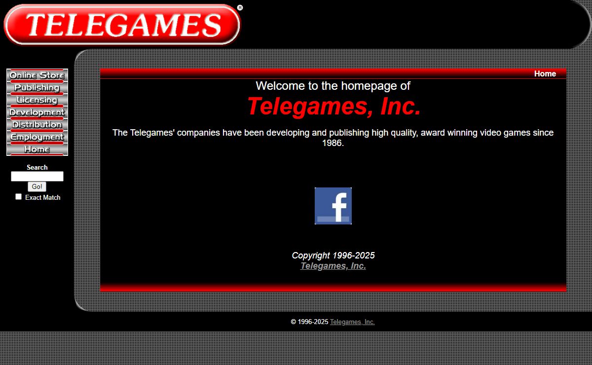 Telegames Companies Home Page