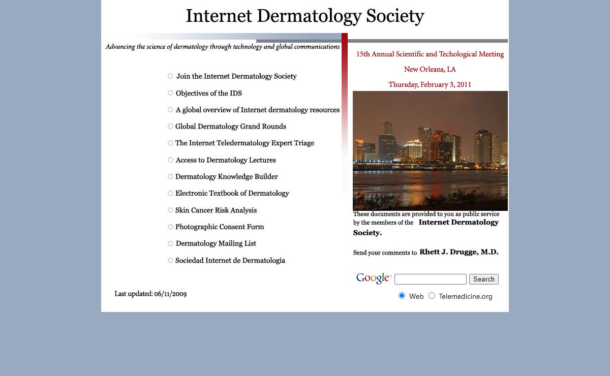 Internet Dermatology Society