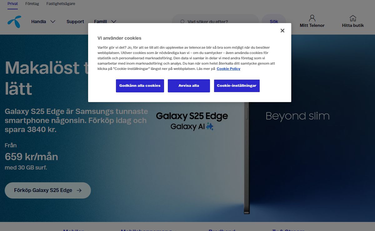 Mobil, bredband & Tv hos Telenor | Telenor