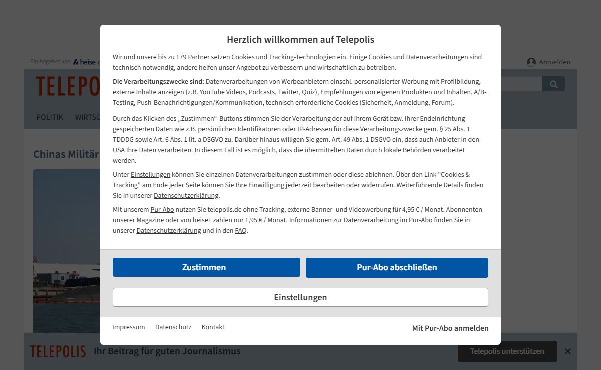 Onlinemagazin für Politik & Medien im digitalen Zeitalter | Telepolis