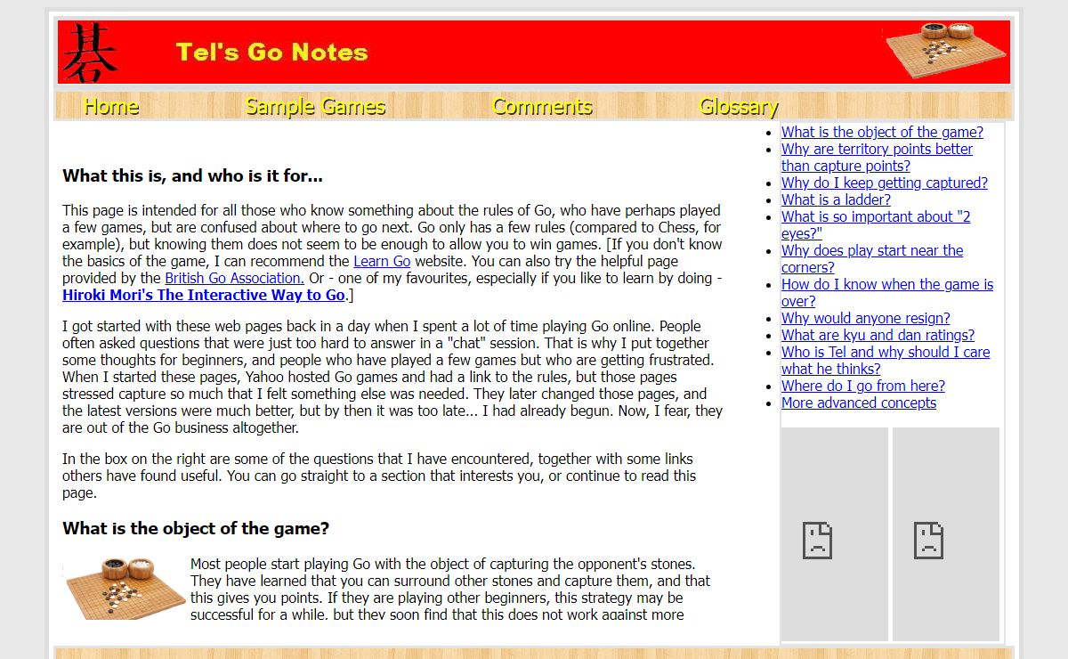 Tel's Go Notes