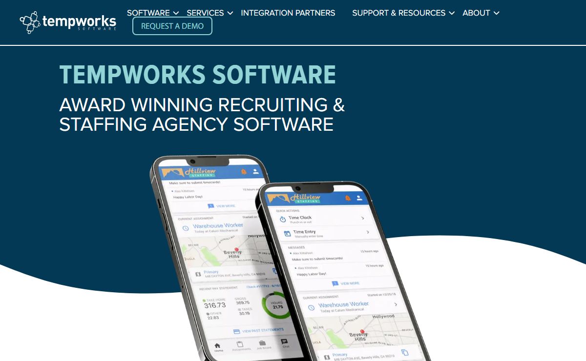 Recruiting & Staffing Agency Software from TempWorks