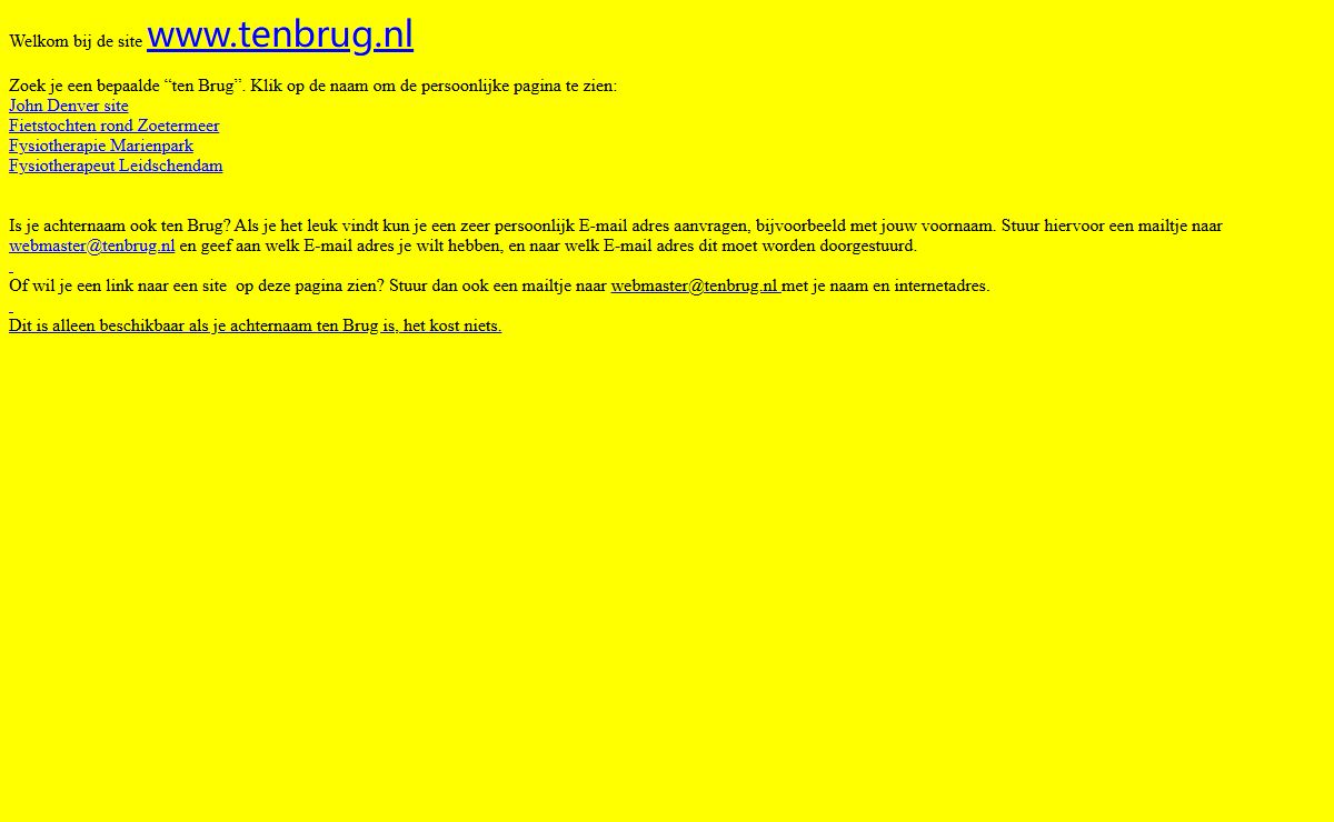 Welkom bij de site www