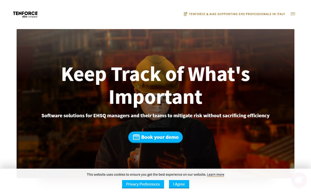 TenForce Software: EHSQ. Operational Risk. Data Intelligence