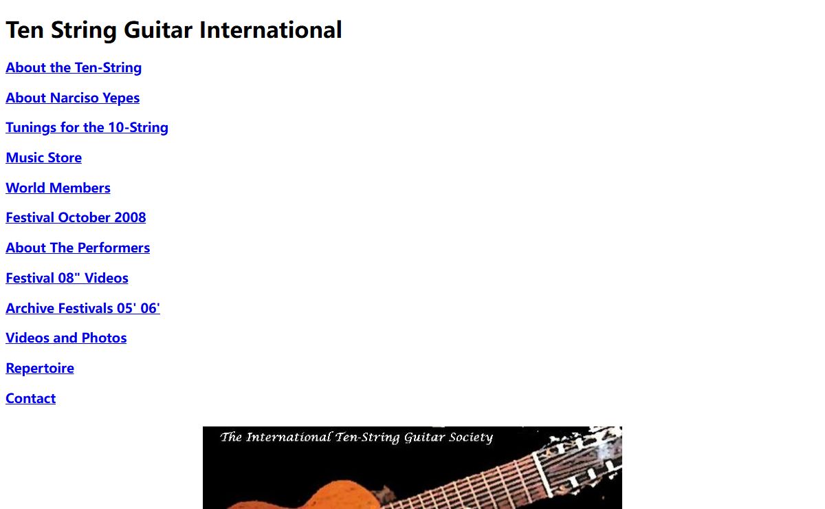 Ten -String Guitar