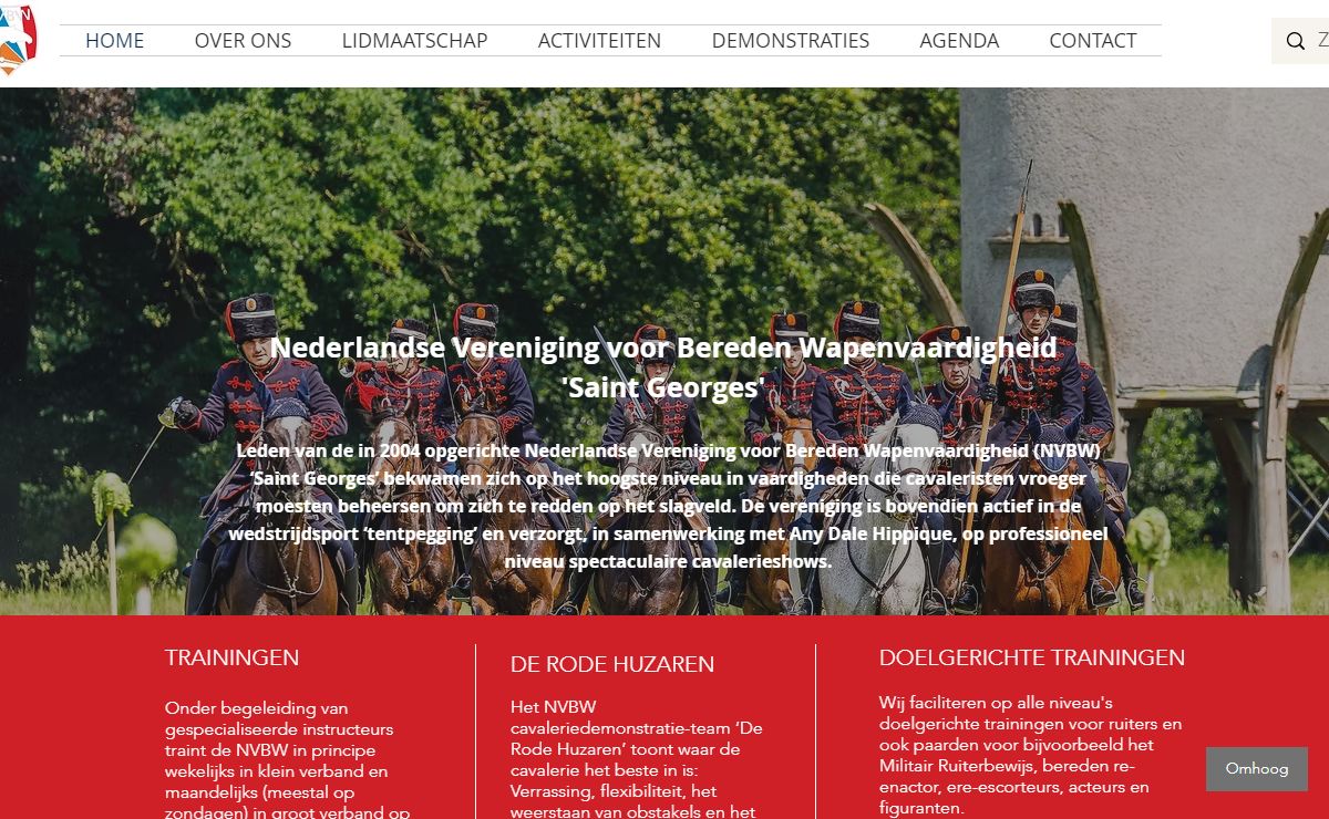 NVBW Saint Georges | Tentpegging | Rode Huzaren