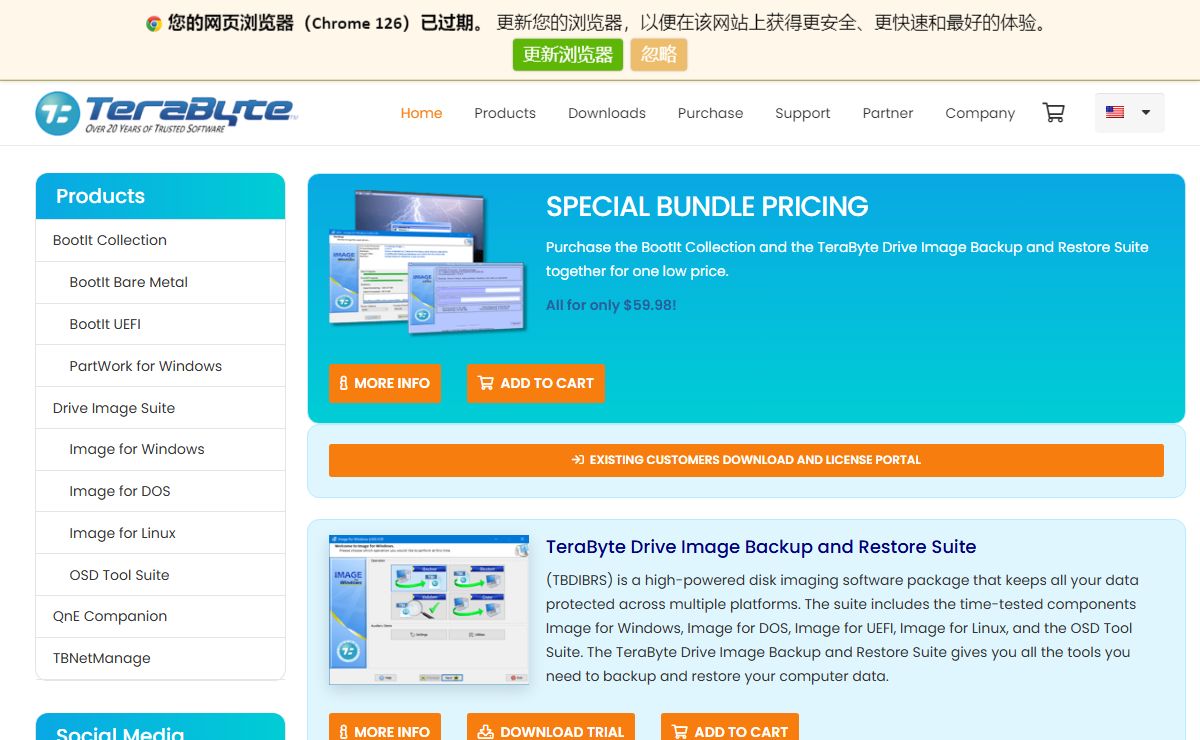 Computer Backup, Boot Manager, and More - TeraByte Unlimited