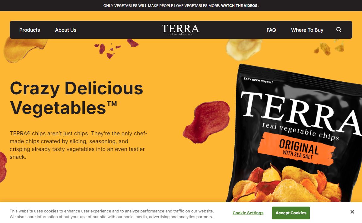 TERRA® Chips｜The crazy delicious vegetables