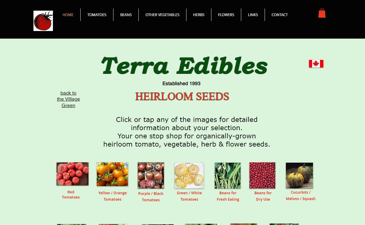 Tomato Seeds | Heirloom Tomato Seeds | Foxboro Ontario | Terra Edibles