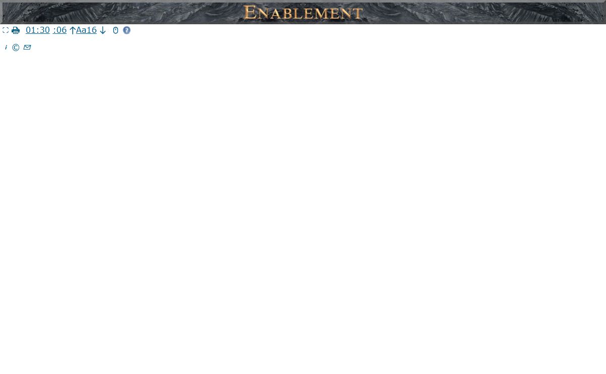Enablement