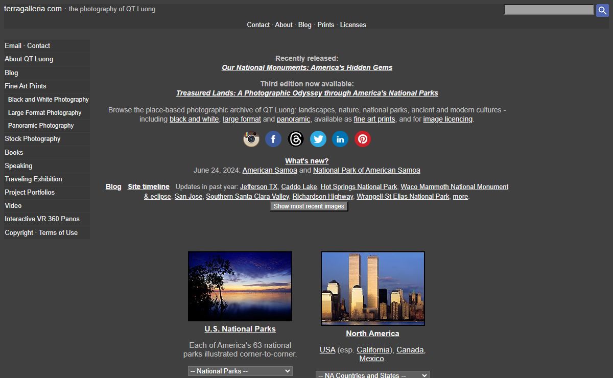 QT Luong's place-based photography archive