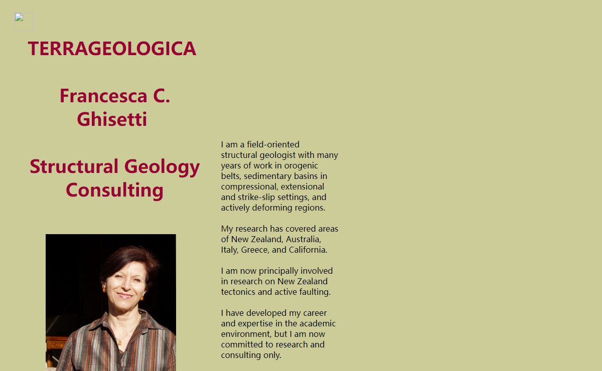 TERRAGEOLOGICA - Francesca C. Ghisetti - Structural Geology Consulting