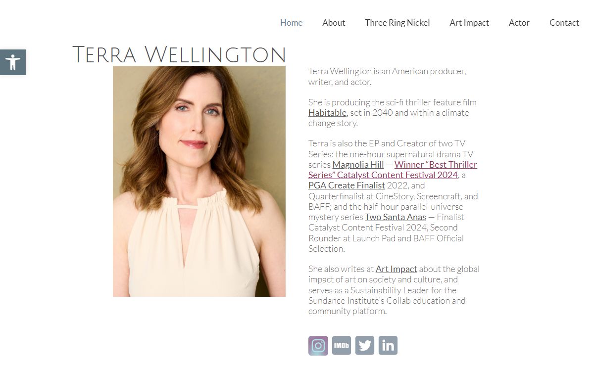 Terra Wellington - Producer | Writer | Actor - Terra Wellington Official Site