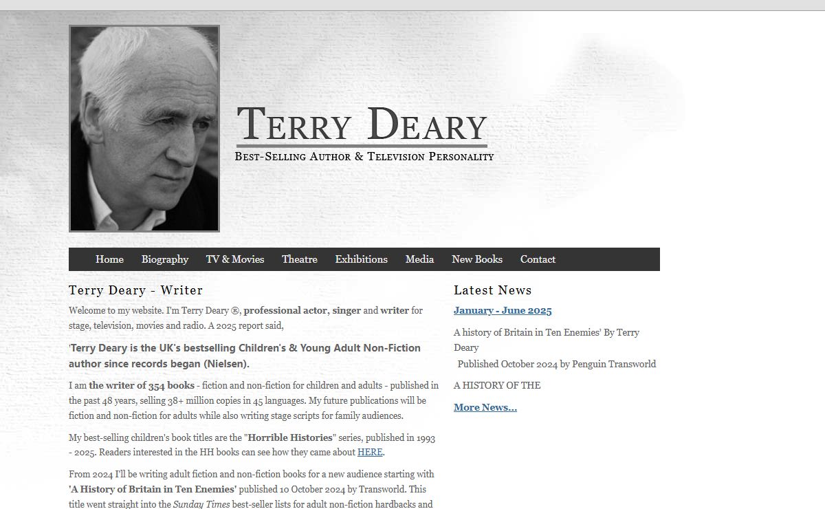 Terry Deary - Writer