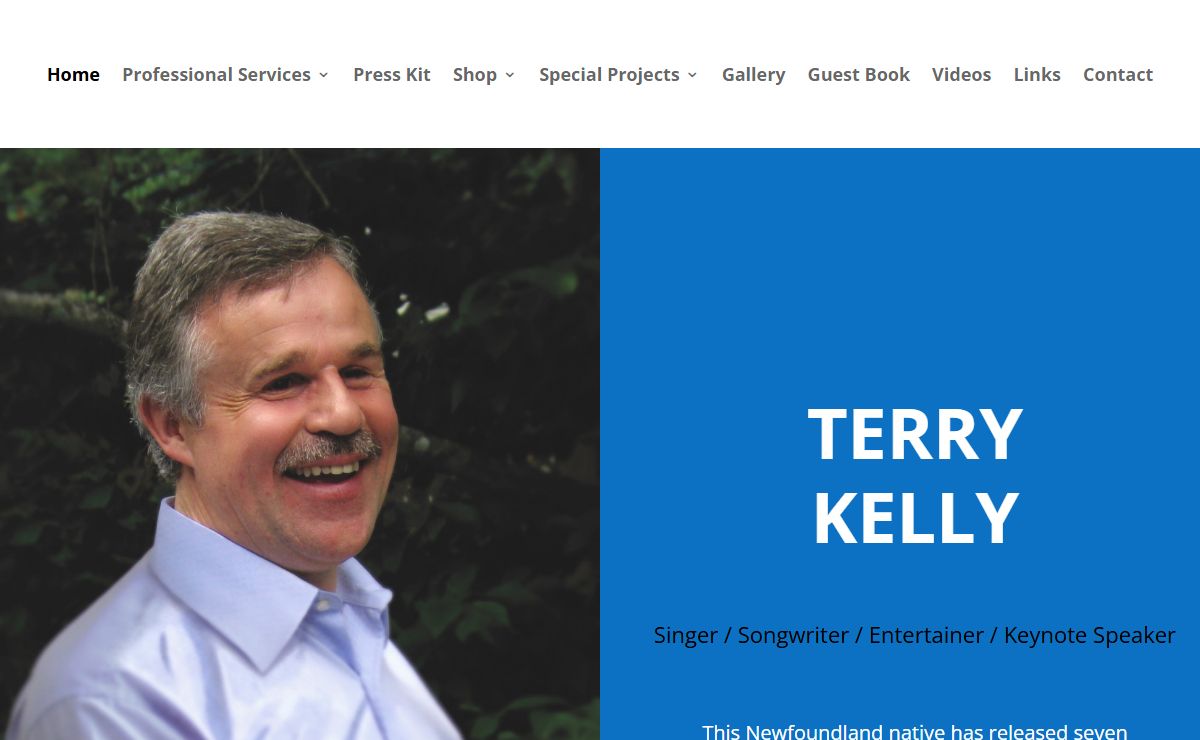 Welcome to the site! - Terry Kelly