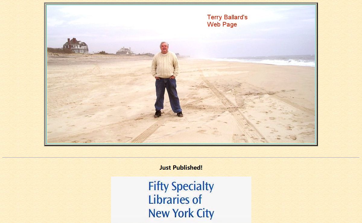 Terry Ballard's New Web Page