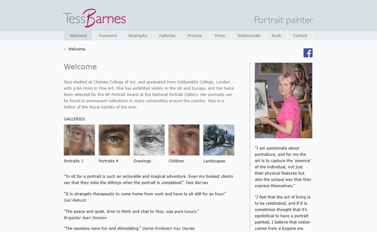 Portrait Painter - Tess Barnes