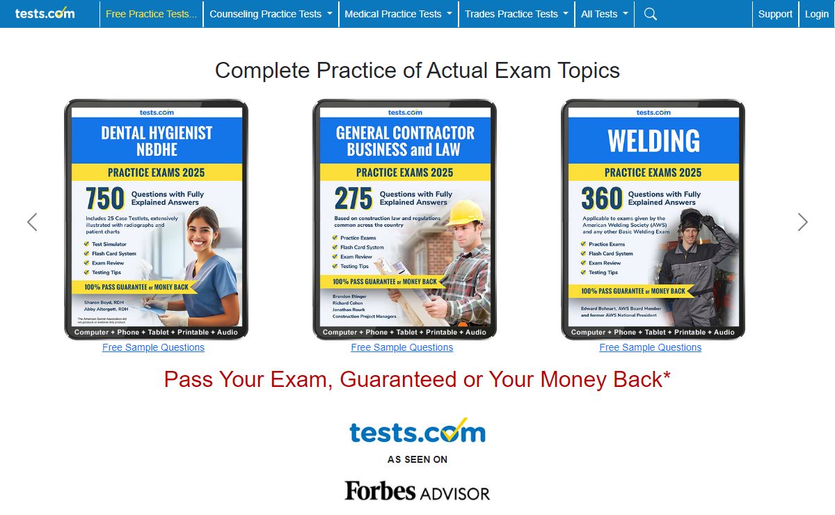 Tests.com Practice Tests