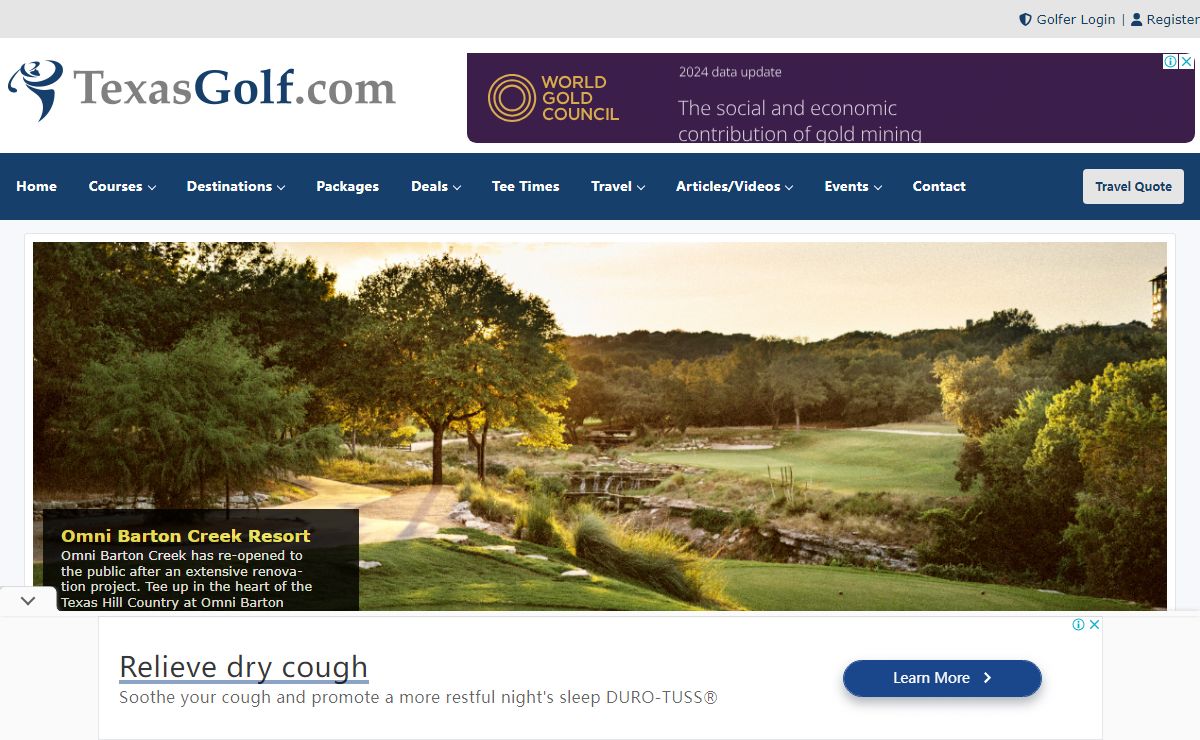 Texas Golf - Texas Golf Courses Directory