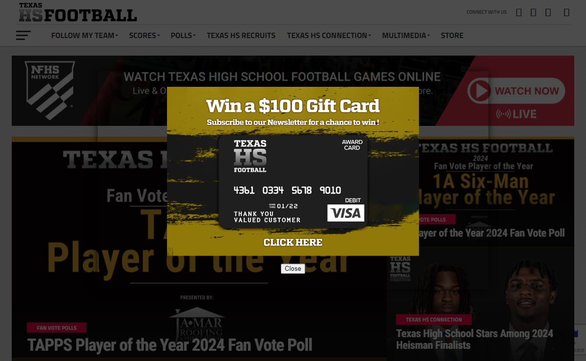 Texas High School Football - Scores - Schedule - Rankings