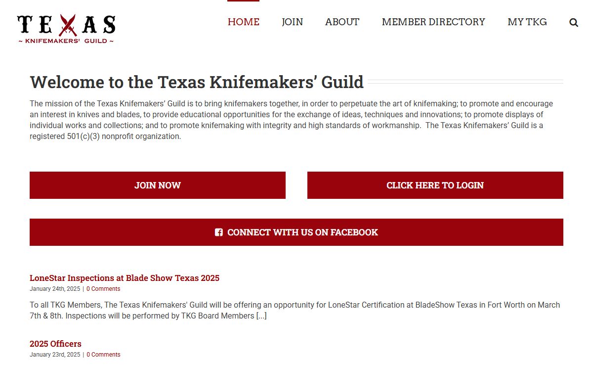 Texas Knifemakers' Guild – Texas Knifemakers' Guild