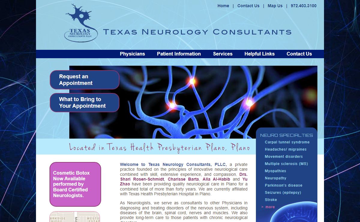 Neurologists Plano, TX | Texas Neurology Consultants, LLP