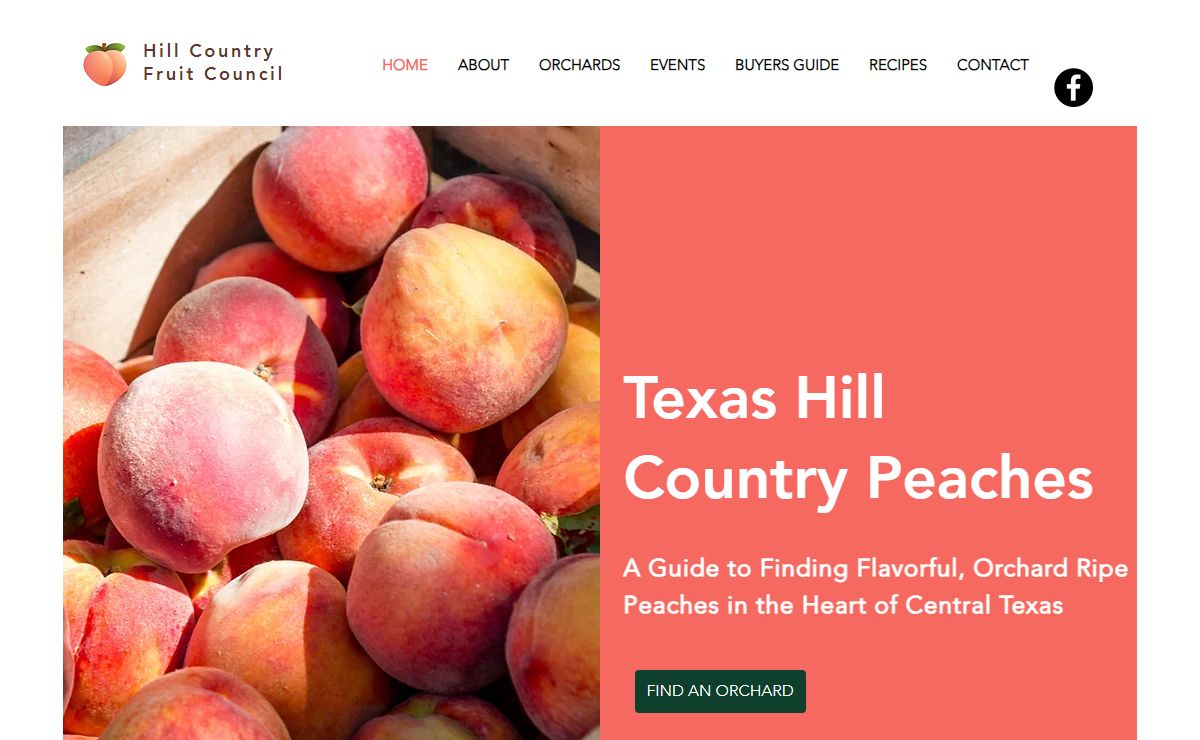 Hill Country Fruit Council | Fresh Peaches in the Texas Hill Country | Stonewall, TX, USA
