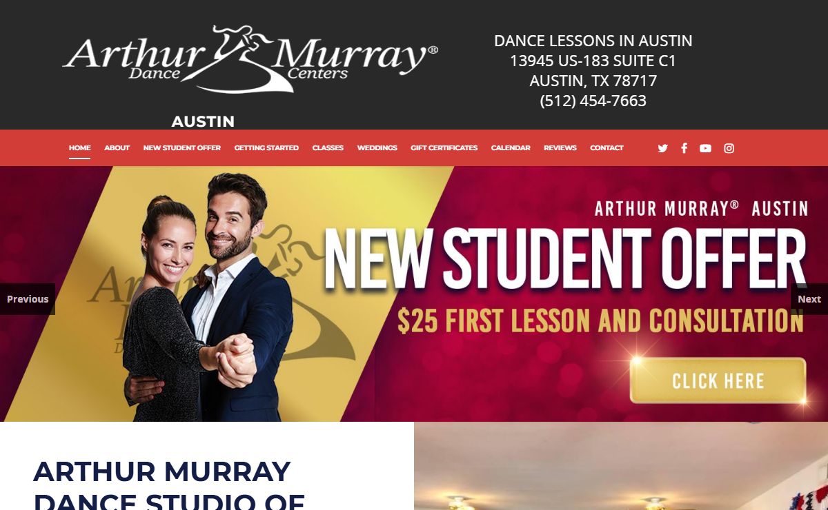 Dance Lessons For Adults | Arthur Murray Dance Studio in Austin