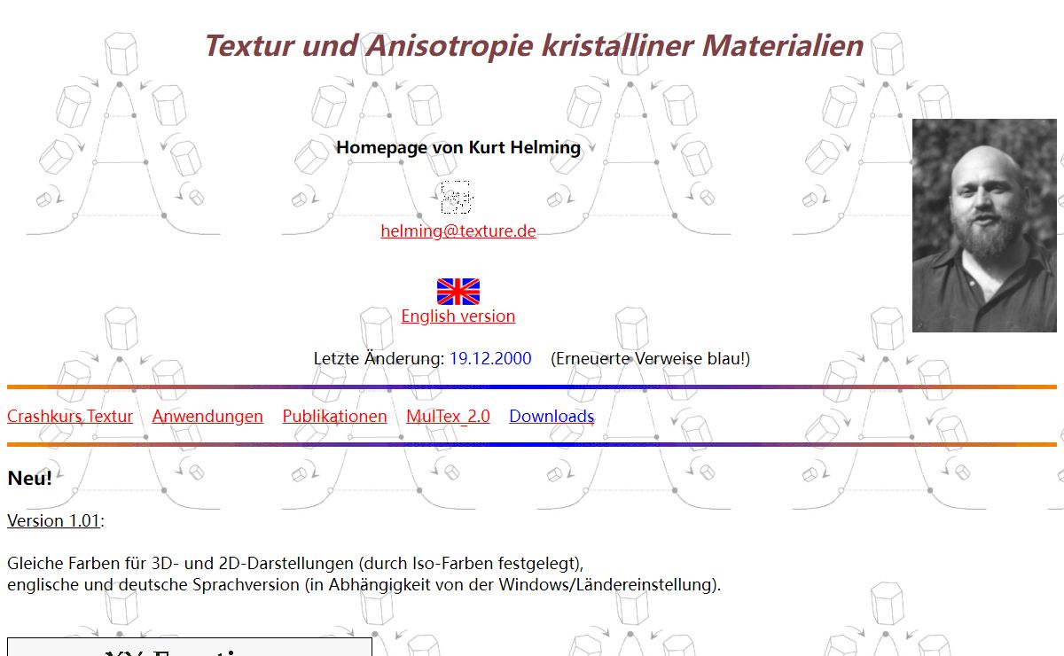 Textur und Anisotropie kristalliner Materialien
