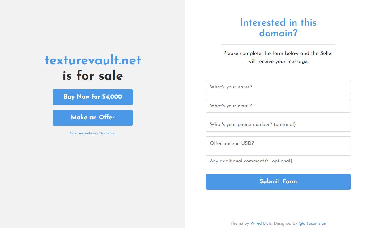 texturevault.net is for sale