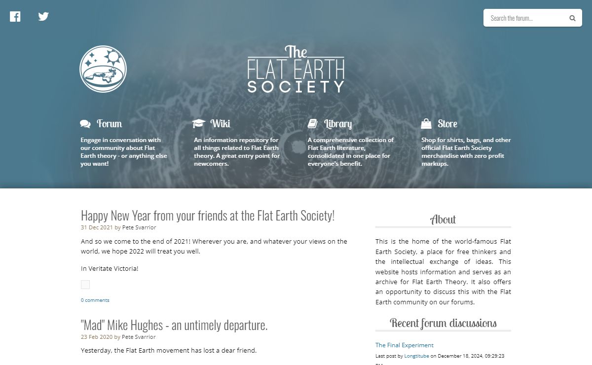 The Flat Earth Society