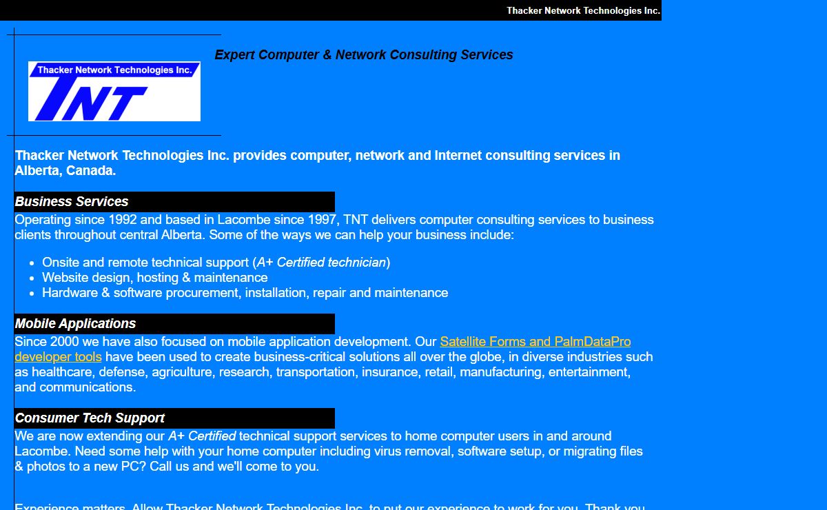 Thacker Network Technologies Inc.