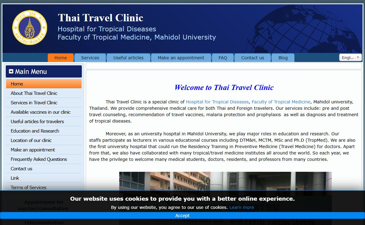 Thai Travel Clinic.com - The Special clinic for traveler's health in Thailand