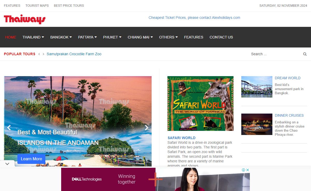 Thaiways - Guide to Thailand
