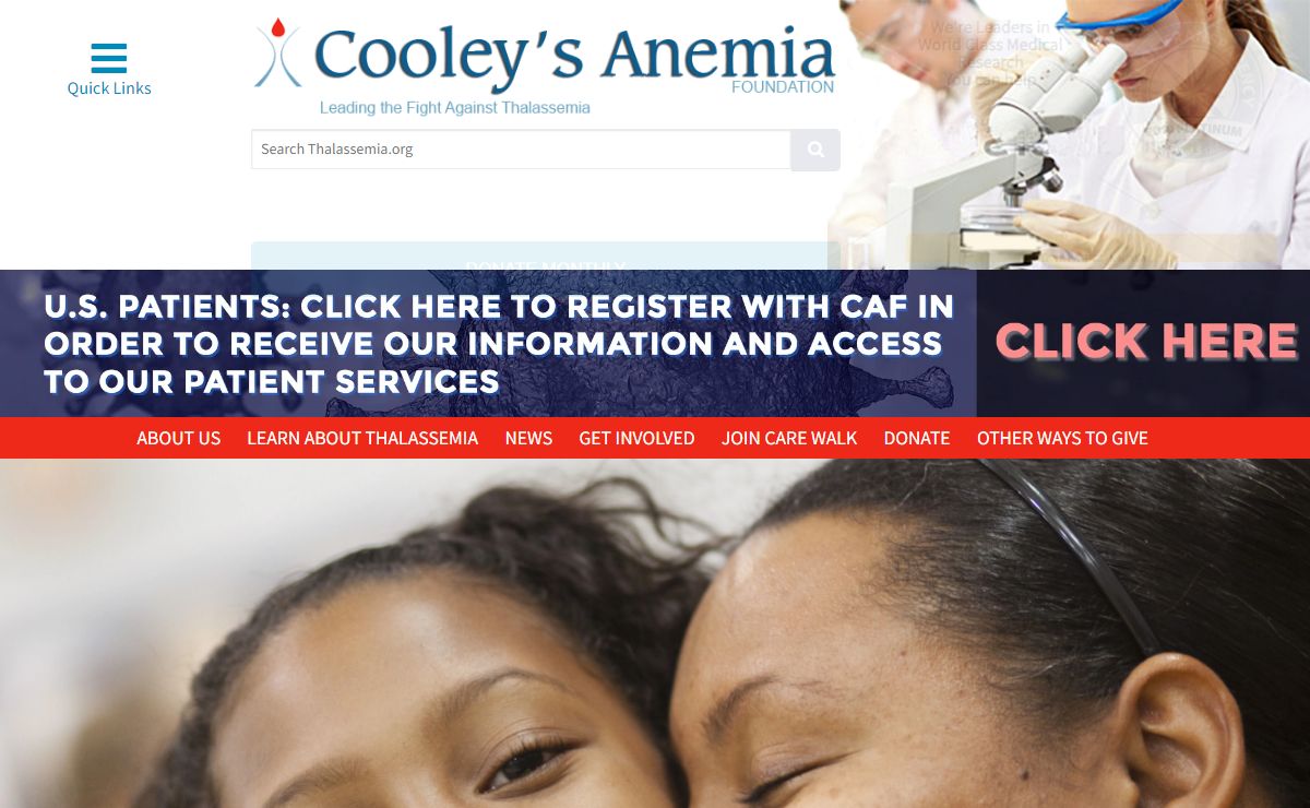 The Cooley's Anemia Foundation - Leading the fight against thalassemia