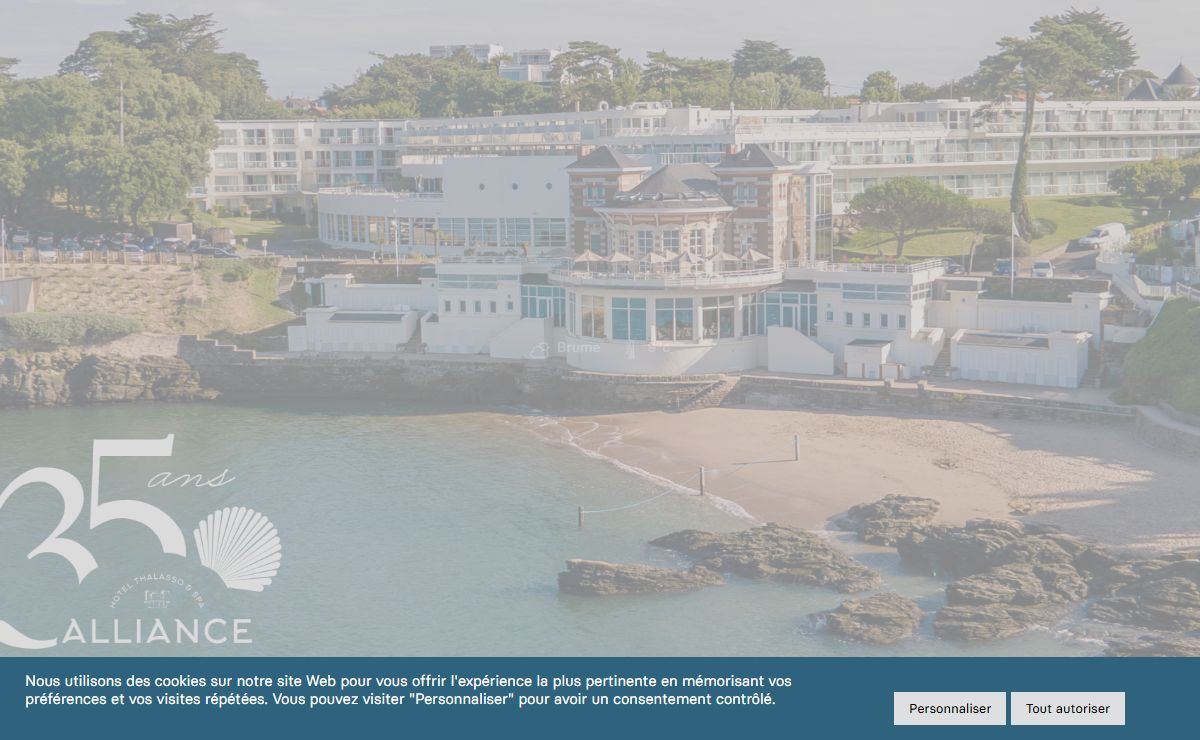 SITE OFFICIEL - Alliance Pornic Hôtel Thalasso & Spa - La Thalasso de Pornic, centre de Thalassothérapie et Spa