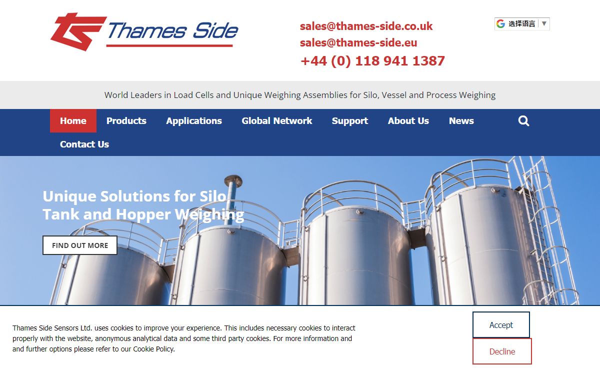 Load Cell and Weighing Assembly Solutions - Thames Side